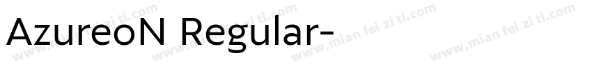 AzureoN Regular字体转换